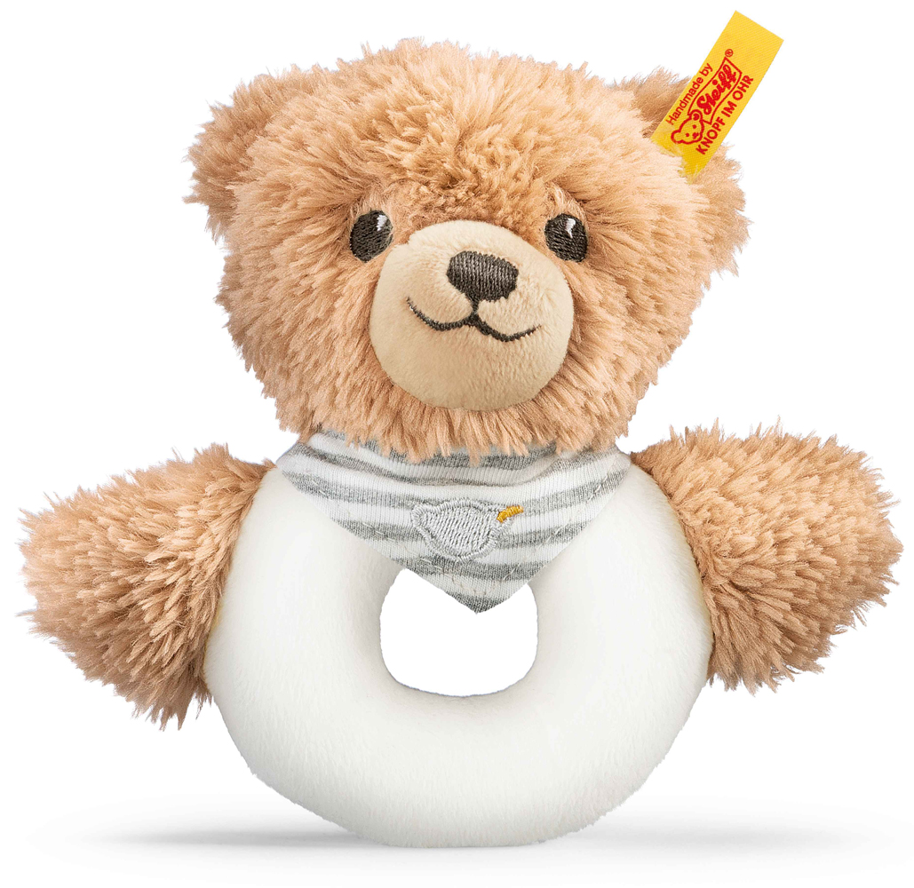 Skallra Nalle Sleep well, grå, Steiff nalle säljs på Nalleriet.se